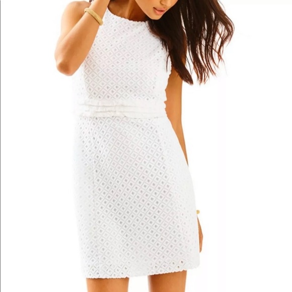 Lilly Pulitzer Dresses & Skirts - Lilly Pulitzer Arden Shift Dress- Lace/White